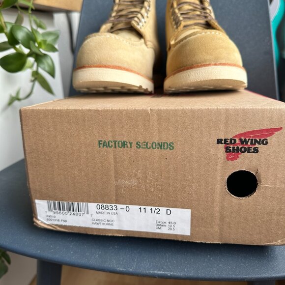 NWT Red Wing Heritage 8833 - Classic Moc Toe Boot - Hawthorne Abilene - 11.5 D - Picture 15 of 15
